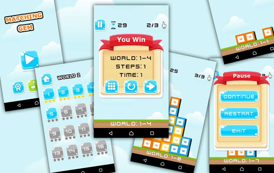 Matching Gem - Puzzle Game App for Android Devices Matching Gem - Puzzle Game App for Android Devices