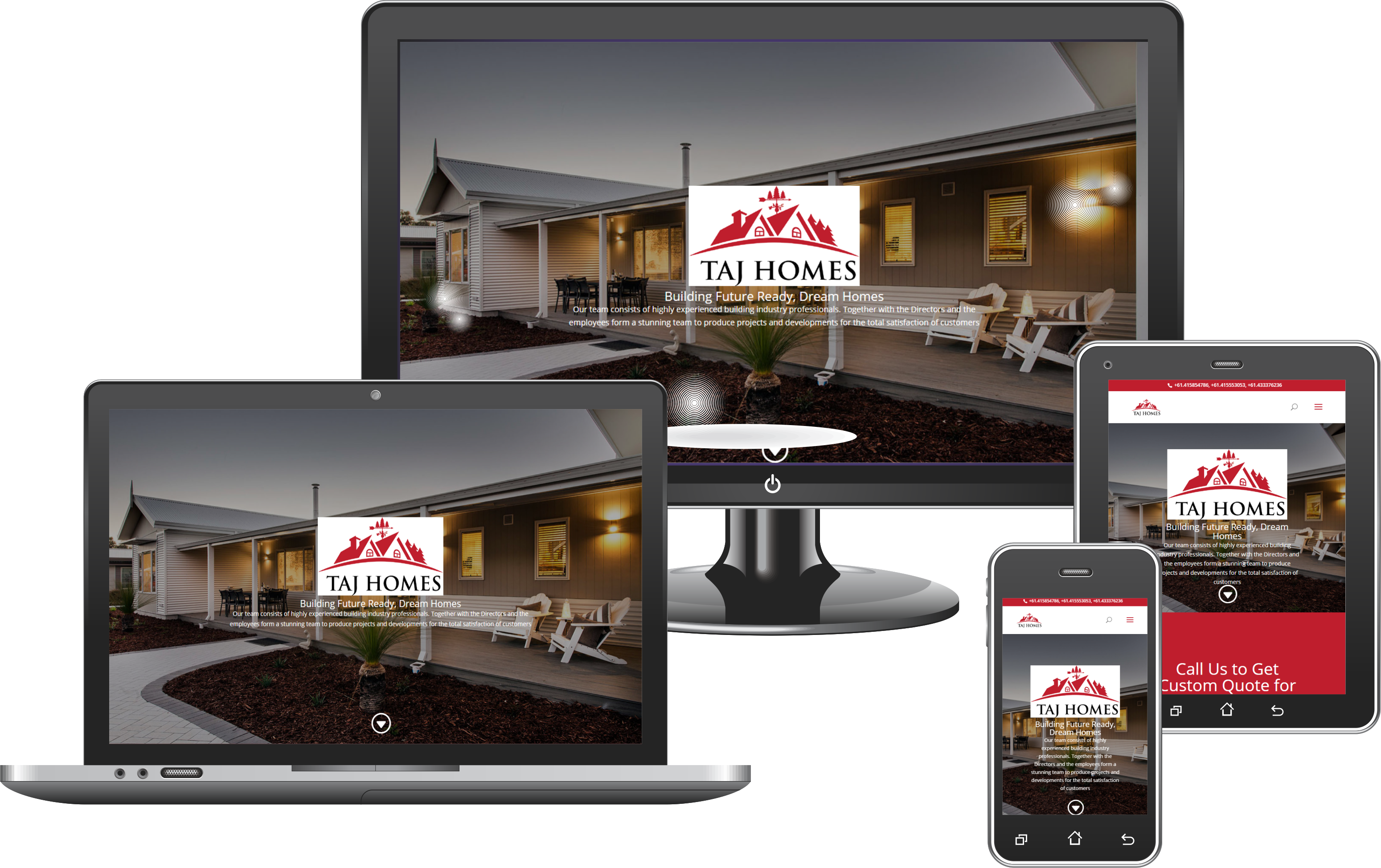 Taj Homes, Australia. Website design in WordPress by VertiDesk Taj Homes, Australia. Website design in WordPress by VertiDesk