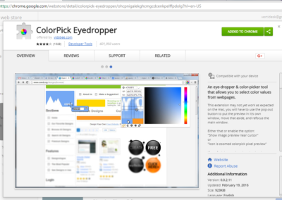 Most useful Browser Extensions for Web Designers or Developers 1 Color-Picker-Eye-Drop-extension-Screenshot_1