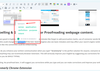Most useful Browser Extensions for Web Designers or Developers 13 Grammarly spellcheck extension Screenshot_4