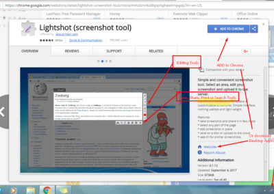 Most useful Browser Extensions for Web Designers or Developers 17 LightShots screen capture tool chrome extension Screenshot_1