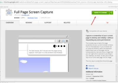 Most useful Browser Extensions for Web Designers or Developers 7 full page screen capture chrome extension Screenshot_1