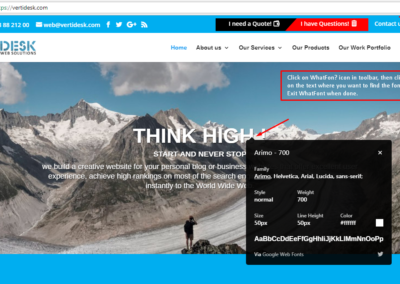Most useful Browser Extensions for Web Designers or Developers 6 whatfont Google Chrome extension Screenshot_3